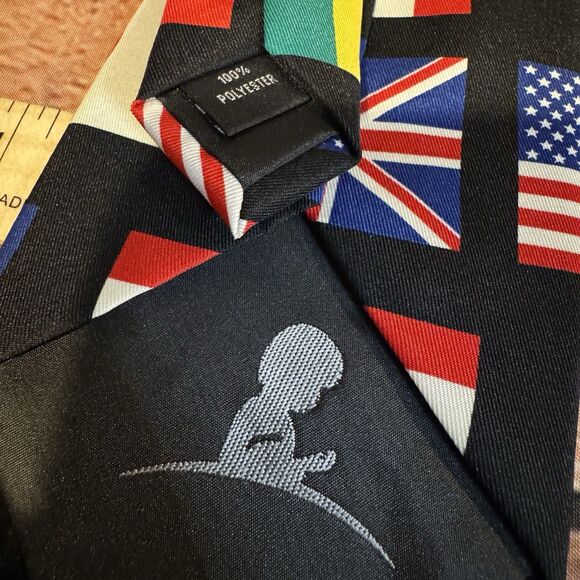 St Jude Children's Hospital Necktie World Flags Kids Faces Charity Men’s  Tie - Picture 4 of 6